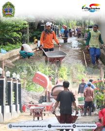 Pembangunan Cor Rabat Beton Padukuhan Pakel