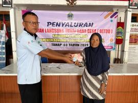 BLT Dana Desa Alokasi Januari-Maret 2026 sudah dicairkan